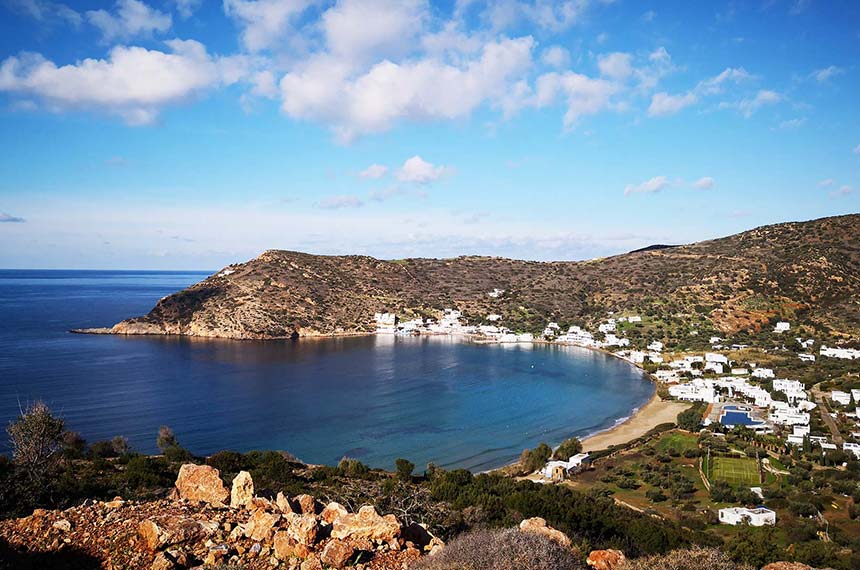 Panoramic view of Vathi