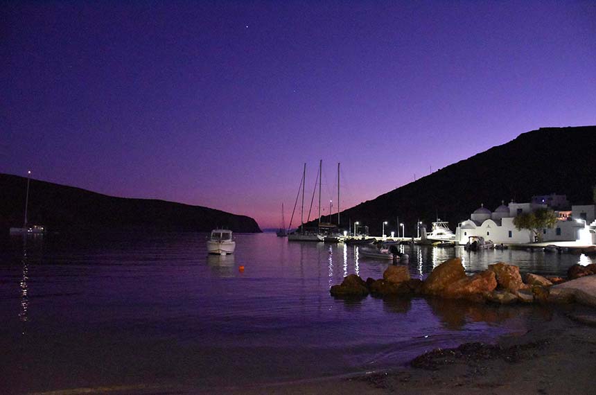 Night at Vathi Sifnos